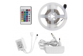 GLS-5050-60-14.4-12-IP20-PRO-RGB-3-KIT готовый комплект 3м с адаптером и IR контроллером