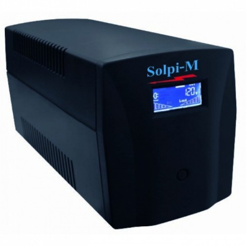 ИБП "Solpi-M" EA200 UPS 650VA, LED светодиодный пластиковый корпус с разъемом и выходом USB/RJ45