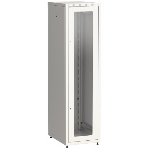 ITK LINEA E Шкаф напольный сетевой 19" 42U 600х800мм стеклянная передняя дверь задняя металлическая