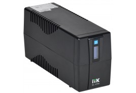 ITK ELECTRA ET ИБП Линейно-интерактивный 600ВА/360Вт однофазный с LCD дисплеем с АКБ 1х7AH USB порт розетки Schuko