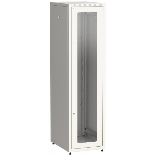 ITK LINEA E Шкаф напольный сетевой 19" 42U 600х800мм стеклянная передняя дверь задняя металлическая