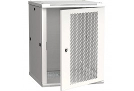 ITK Шкаф настенный LINEA W 15U 600х600мм дверь перфорированная RAL 7035
