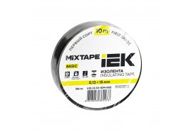 Изолента ПВХ 0.13х15мм (рул.10м) черн. IEK