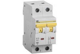 KARAT Авт. выкл. ВА47-60M 2P B 10А 6кА IEK