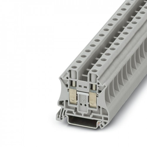 Клемма проходная UT 10 /10,2mm, винтовая, 2 присоед., 10(max 16)mm2, 57A, 1000V, серая