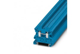 Клемма проходная UT 4 BU /6,2mm, винтовая, 2 присоед., 4(max 6)mm2, 32A, 1000V, синяя