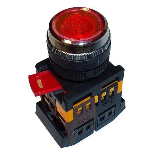 Кнопка ABLFS-22 красный 240В (NC+NO) SCHET