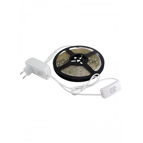Комплект светодиодной ленты SMD2835-60 LED/м-12 В-4,8 Вт/м-IP65-3000 К (5 м), 24 Вт TDM