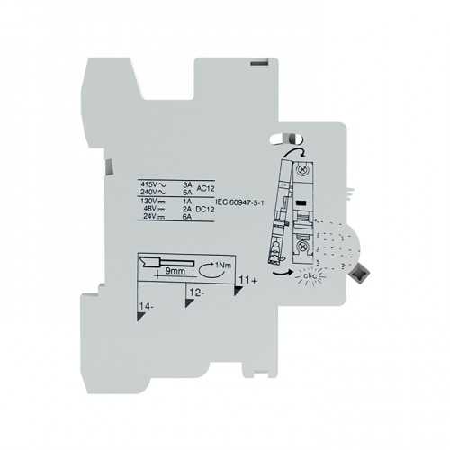 Контакт вспомогательный AV-OF для AV-6/10 EKF AVERES