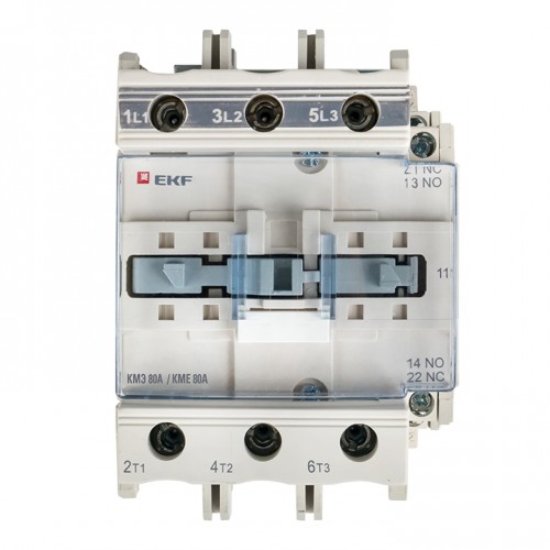 Контактор КМЭ малогабаритный 80А 110В NO+NC EKF PROxima