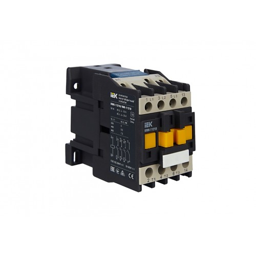 Контактор КМИ-11210 12А 400В/АС3 1NO IEK