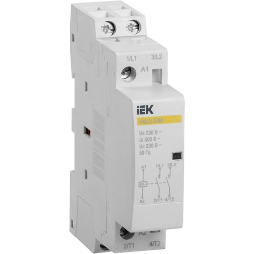 Контактор модульный КМ20-20М AC IEK