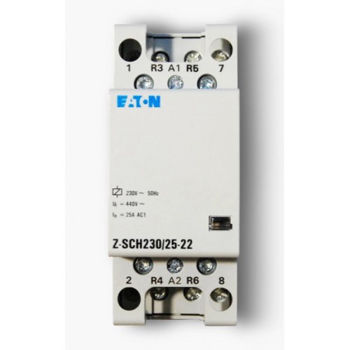Контактор Z-SCH230/25-40, 4NO, 25А/(9А по АС-3), 230VAC, 2М