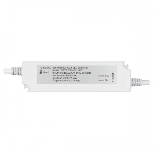 Контроллер ARD-CLASSIC-SYNC-RGB-1000LED White (230V, 80W, RF ПДУ) (Ardecoled, Закрытый)