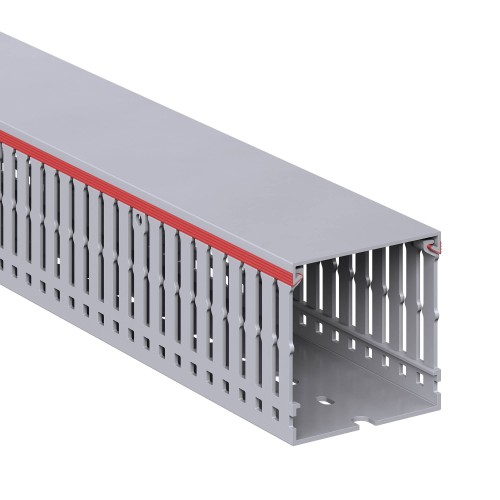 Короб перфорированный, серый RL6 60*60