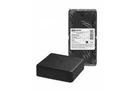 Коробка распаячная КР 100х100х29 ОП черная IP40 TDM