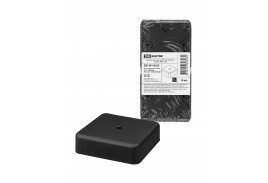 Коробка распаячная КР 75х75х20 ОП черная IP40 TDM