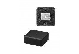 Коробка распаячная КР 75х75х28 ОП черная, IP40, инд. штрихкод TDM