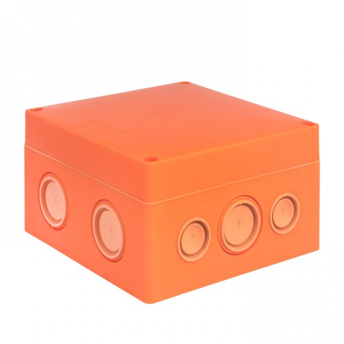 Коробка распаячная огнестойкая (126х126х74) 5 двойных кк/1,5-6мм²/12 мв IP66 EKF PROxima