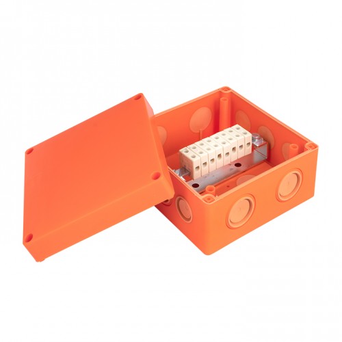 Коробка распаячная огнестойкая (126х126х74) 8 кк/0,5-4мм²/12 мв IP66 EKF PROxima