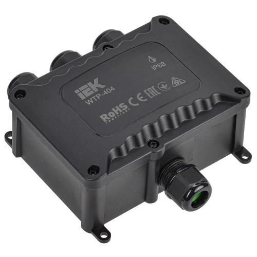 Коробка распред. герметичная WTP-404 4 ввода IP68 IEK