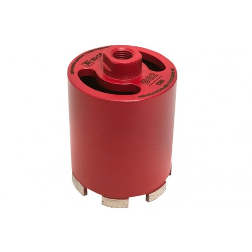 Коронка алмазная (верхнее пылеудаление) DCH-82/120MHS (120мм) Micro Hit Laser M16 EKF Professional