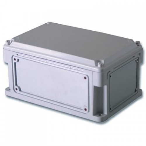 Корпус пластиковый RAM box IP67 300х200х146мм (высота крышки 21) стенка с выбивными фланцами непрозр. крышка DKC