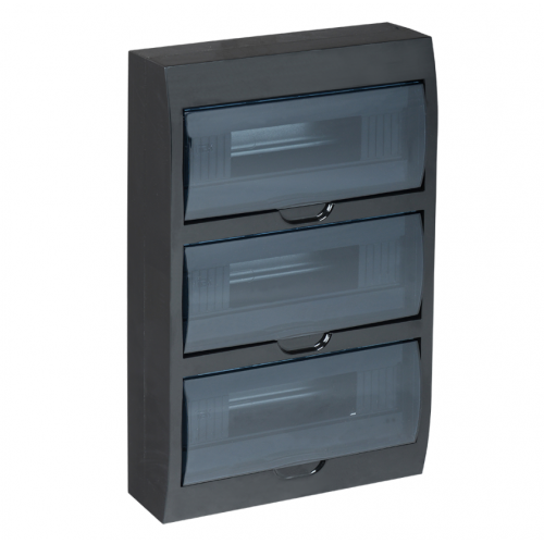 KREPTA 3 Корпус пластиковый ЩРН-П-36 IP41 черный IEK