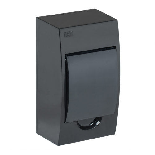 KREPTA 3 Корпус пластиковый ЩРН-П-4 IP41 черный IEK