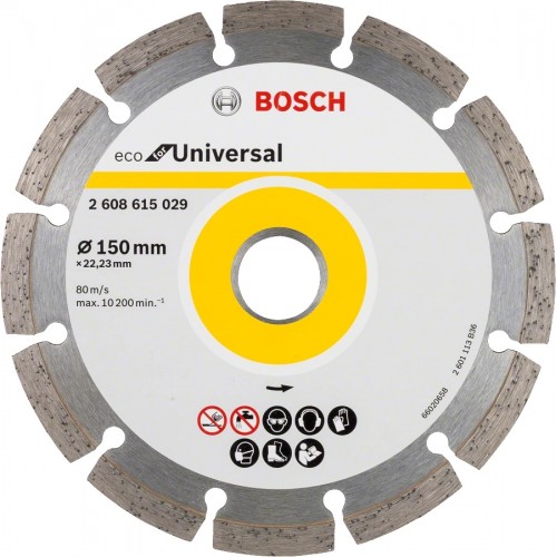 Круг алмазный 150*22 универс. сегмент. ЕСО UNIVERSAL BOSCH