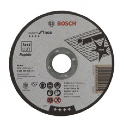 Круг отрезной 125*1,0*22,2мм для нерж. стали EXPERT BOSCH