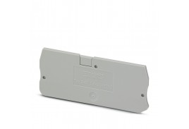 КРЫШКА КОНЦЕВАЯ D-ST 2,5-QUATTRO /2,2MM, ДЛЯ ПРУЖИННЫХ КЛЕММ ST 2,5-QUATTRO, СЕРАЯ