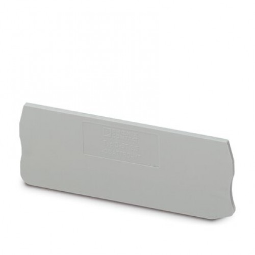 КРЫШКА КОНЦЕВАЯ D-ST 2,5-QUATTRO-MT /2,2MM, ДЛЯ ПРУЖИННЫХ КЛЕММ ST 2,5-QUATTRO-MT, СЕРАЯ