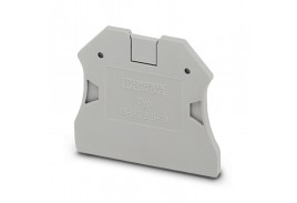 КРЫШКА КОНЦЕВАЯ D-UT 2,5/10 /2,2MM, ДЛЯ ВИНТОВЫХ КЛЕММ UT 2,5..10, СЕРАЯ