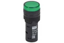 Лампа AD16DS(LED)матрица d16мм зеленый 230В AC IEK