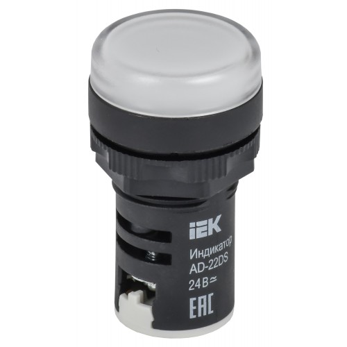 Лампа AD22DS(LED)матрица d22мм белый 24В AC/DC IEK