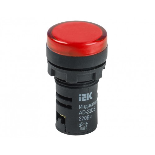 Лампа AD22DS(LED)матрица d22мм красный 230В ИЭК