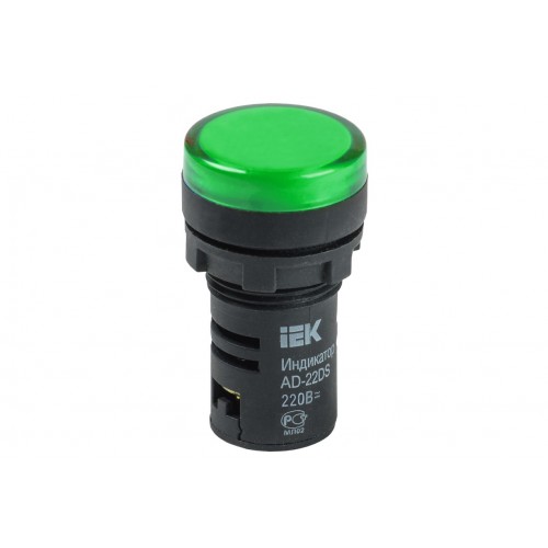 Лампа AD22DS(LED)матрица d22мм зеленый 230В ИЭК
