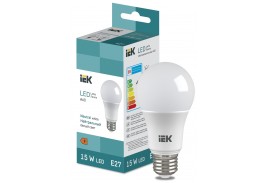 Лампа LED Bulb A60 1500lm 4000K E27 IEK