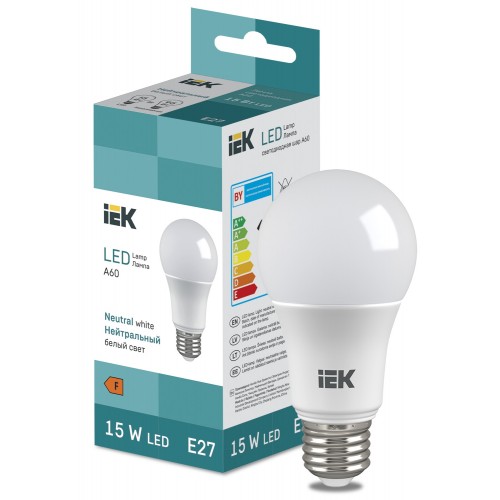Лампа LED Bulb A60 1500lm 4000K E27 IEK