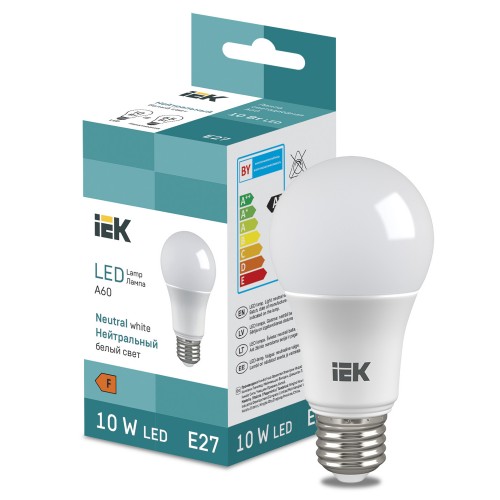 Лампа LED Bulb A60 950lm 4000K E27 IEK