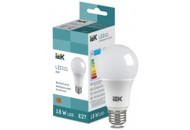 Лампа LED Bulb A65 1850lm 4000K E27 IEK