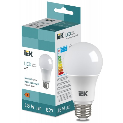 Лампа LED Bulb A65 1850lm 4000K E27 IEK