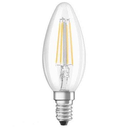 Лампа светод. филаментная LED STAR CLASSIC В 40 4W/827 4Вт свеча 2700К тепл. бел. E14 470лм 220-240В