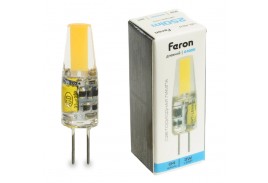 Лампа светодиодная, (3W) 12V G4 6400K JC, LB-424