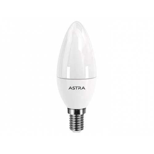 Лампа светодиодная C37 7W E14 4000K (холодный свет) ASTRA