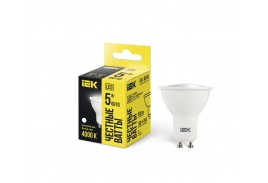 Лампа светодиодная ECO PAR16 софит 5Вт 230В 4000К GU10 IEK