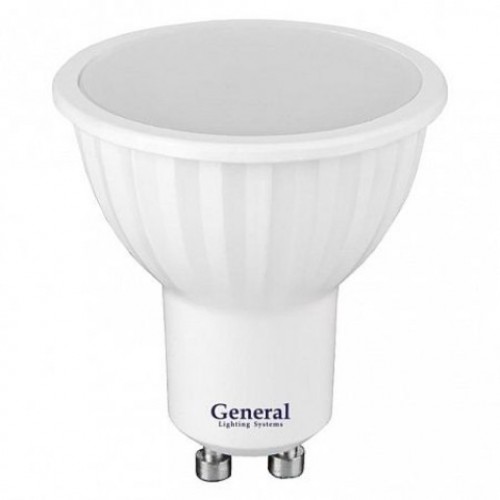 Лампа светодиодная GLDEN-MR16-B-12-230-GU10-4000
