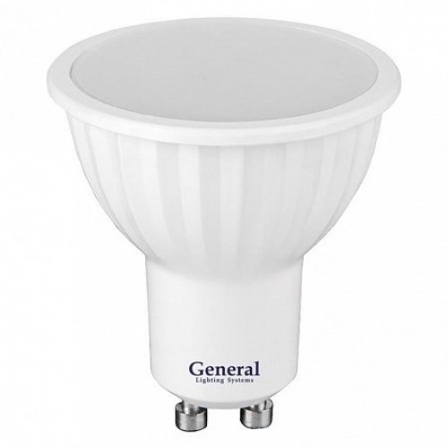 Лампа светодиодная GLDEN-MR16-B-7-230-GU10-6500