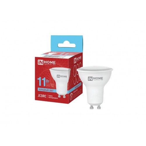 Лампа светодиодная LED-JCDRC-VC 11Вт 230В GU10 6500К 990Лм IN HOME